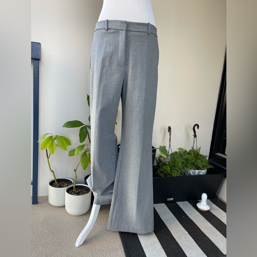 Mango Elegant Flared Pants in Grey, US 10